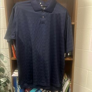 Blue Addidas Polo